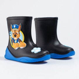Bottes en caoutchouc pour enfants Shelovet, noires le noir 1