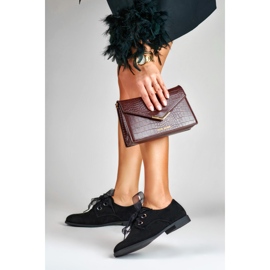 La.Fi Chaussures en daim élégantes le noir 4