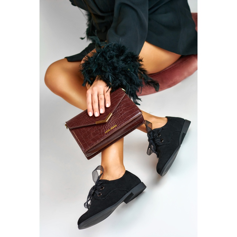 La.Fi Chaussures en daim élégantes le noir 2