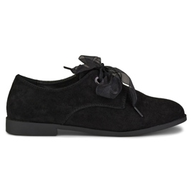 La.Fi Chaussures en daim élégantes le noir 5