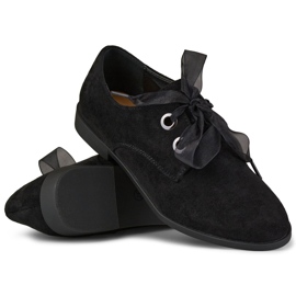 La.Fi Chaussures en daim élégantes le noir 7