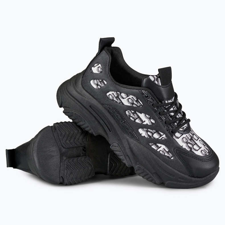 Baskets femme Emis noires le noir 1