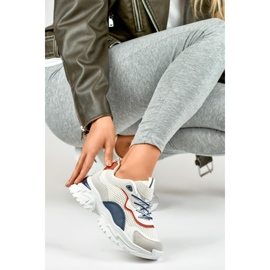 Baskets femme Laila blanches 1