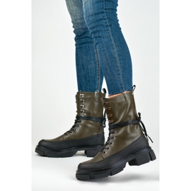 Bottes hautes femme Garlin à nouer le noir 2 Bottes hautes femme Garlin à nouer le noir 2