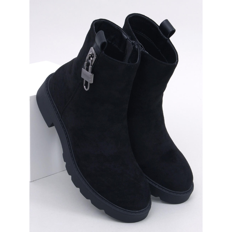 Bottines Chelsea femme Emarco noires 1