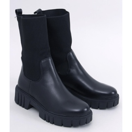 Bottines chaussette supérieures Farrell Noir 1