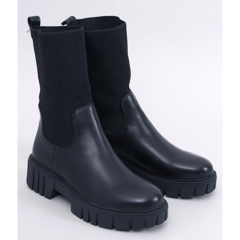 Bottines chaussette supérieures Farrell Noir 1