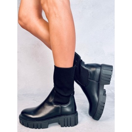 Bottines chaussette supérieures Farrell Noir le noir 4