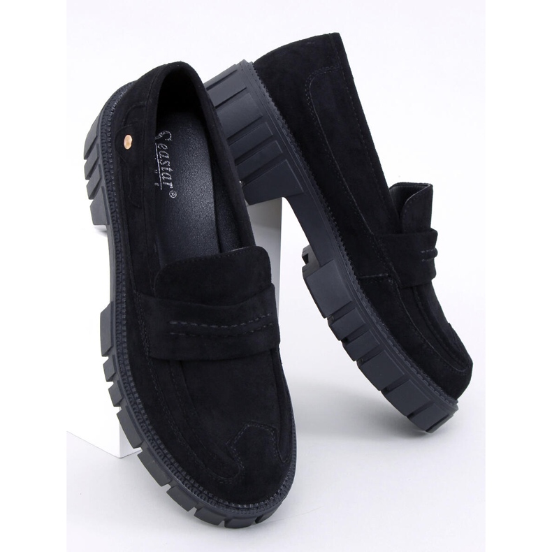 Mocassins à plateforme de Chandra Black noir 1