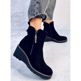 Meyer Bottines compensées noires le noir 3