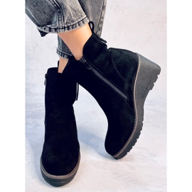 Meyer Bottines compensées noires le noir 4