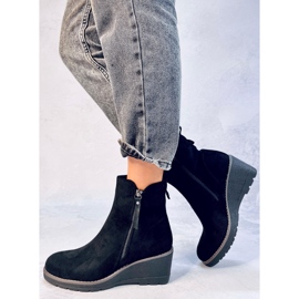Meyer Bottines compensées noires le noir 2