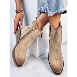 Meyer Bottines compensées beiges 5