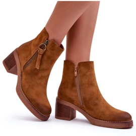 Bottes classiques en daim pour femmes marron Limoso brun 9