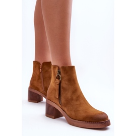 Bottes classiques en daim pour femmes marron Limoso brun 6