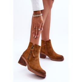 Bottes classiques en daim pour femmes marron Limoso brun 3