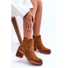 Bottes classiques en daim pour femmes marron Limoso brun 8