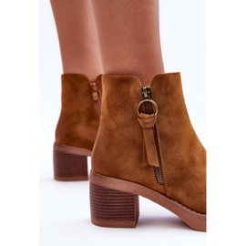 Bottes classiques en daim pour femmes marron Limoso brun 5