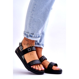 Sandales Plates Femme Big Star LL274938 Noir 4