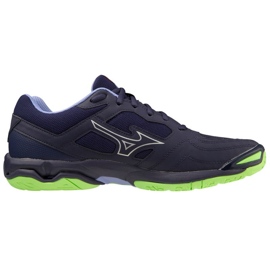 Chaussures de handball Mizuno Wave Phantom 3 M X1GA226011 bleu marine bleu 1