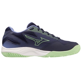 Chaussures de volley-ball Mizuno Cyclone Speed 4 Jr V1GD231011 bleu bleu 1