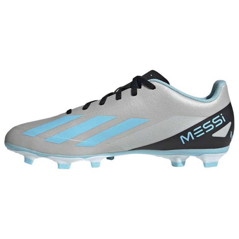 Chaussures de football Adidas X Crazyfast Messi.4 FxG M IE4072 gris nuances de gris 1
