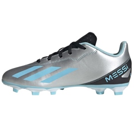 Chaussures de football Adidas X Crazyfast Messi.4 FxG Jr IE4071 gris nuances de gris 1