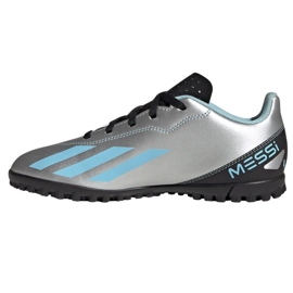 Chaussures de football Adidas X Crazyfast Messi.4 Tf Jr IE4068 gris nuances de gris 1