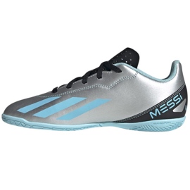Chaussures de football Adidas X Crazyfast Messi.4 In Jr IE4070 nuances de gris 1