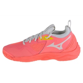 Chaussures de volley-ball Mizuno Wave Momentum 3 W V1GC231206 rouge nuances de gris 1 Chaussures de volley-ball Mizuno Wave Momentum 3 W V1GC231206 rouge nuances de gris 1