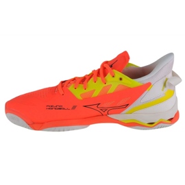 Chaussures de handball Mizuno Wave Mirage 5 M X1GA235002 orange oranges et rouges 1