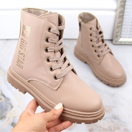 Bottes isolées beiges pour filles Big Star MM374154 1