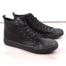Baskets noires à haute isolation pour hommes Big Star MM174012 le noir 1