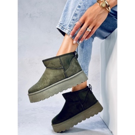 Bottes de neige à plateforme Solnis Vert 5