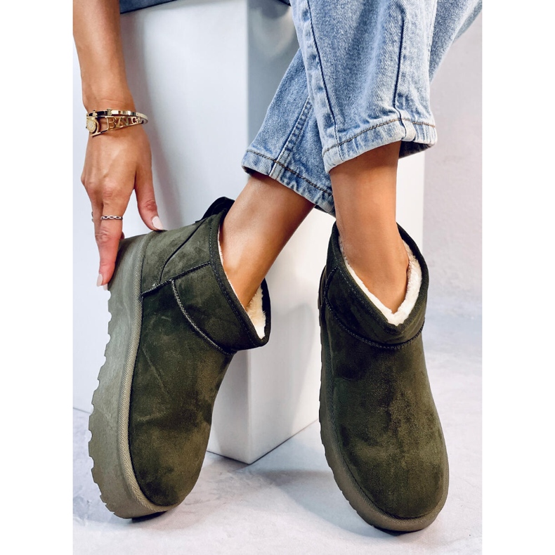 Bottes de neige à plateforme Solnis Vert 1