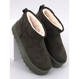 Bottes de neige à plateforme Solnis Vert 4