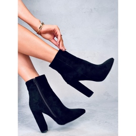 Rivers Bottines à talons noires le noir 1