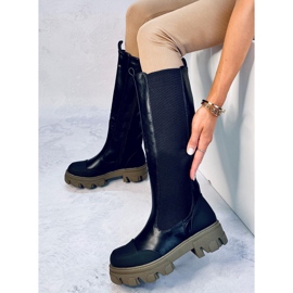 Bottes Sheff NOIR/VERT le noir 3