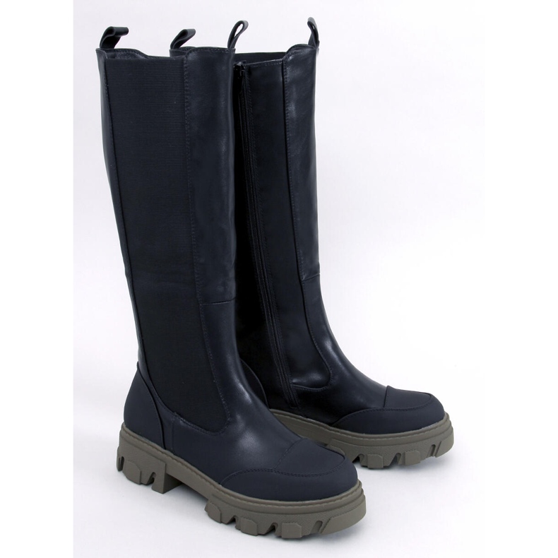 Bottes Sheff NOIR/VERT le noir 1