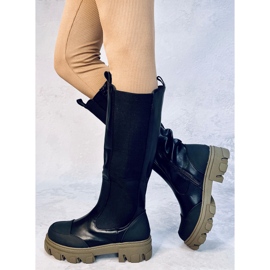Bottes Sheff NOIR/VERT le noir 5