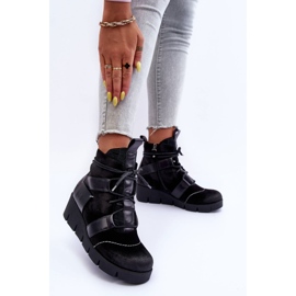 Bottines Compensées en Cuir Maciejka 06185-01 Noir le noir 3