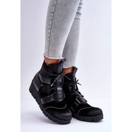 Bottines Compensées en Cuir Maciejka 06185-01 Noir le noir 2