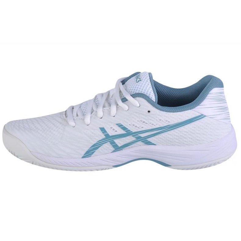 Chaussures Asics Gel-Game 9 Terre Battue/Oc W 1042A217-103 blanche 1 Chaussures Asics Gel-Game 9 Terre Battue/Oc W 1042A217-103 blanche 1