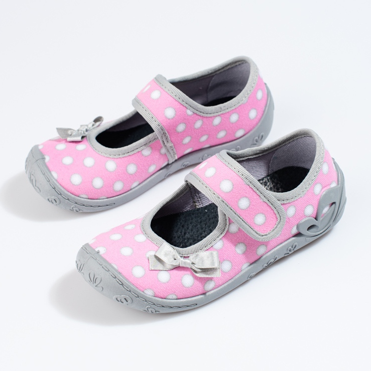 Chaussons roses Shelovet pour fille 1