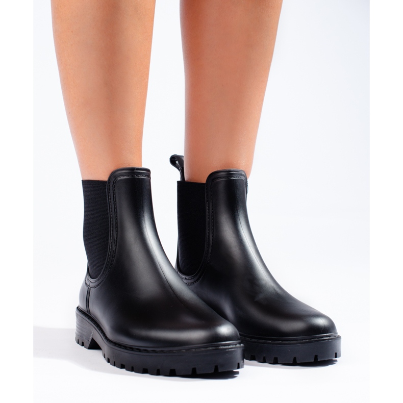 Bottes de pluie femme Shelovet noires 1