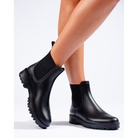Bottes de pluie femme Shelovet noires le noir 2