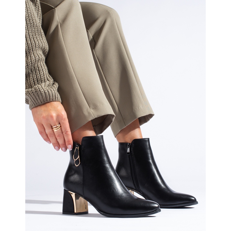 Bottes noires pour femmes de Shelovet 1