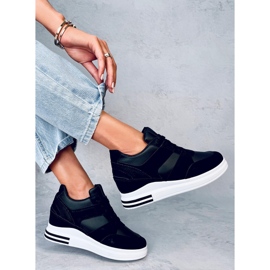 Rinno Baskets compensées noires le noir 4