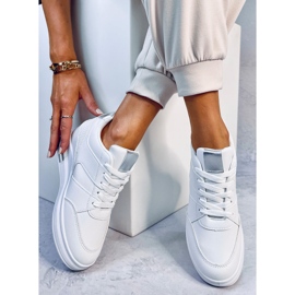 Rinno Baskets compensées blanches 3