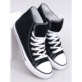 Baskets Jude en toile noire 1